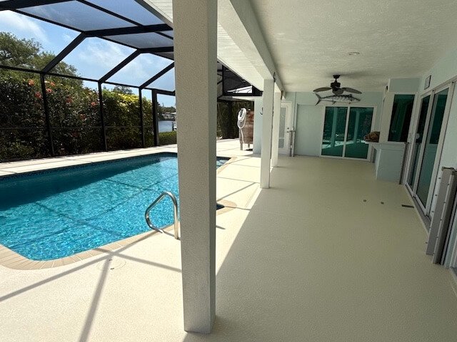 Deck Painting Back Yard