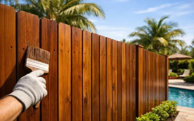 Wood Fence Staining Florida That Holds Up